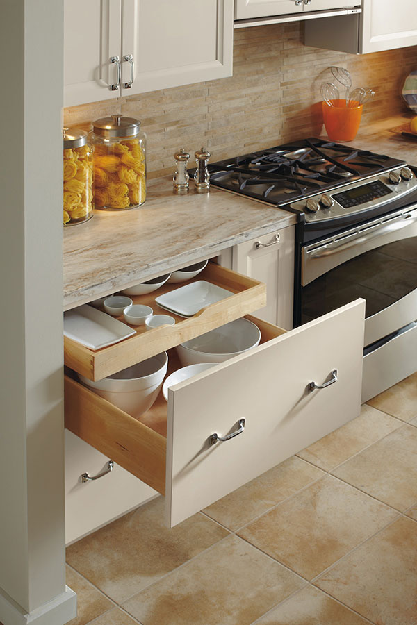 Deep Drawer Base Cabinet With Rollout