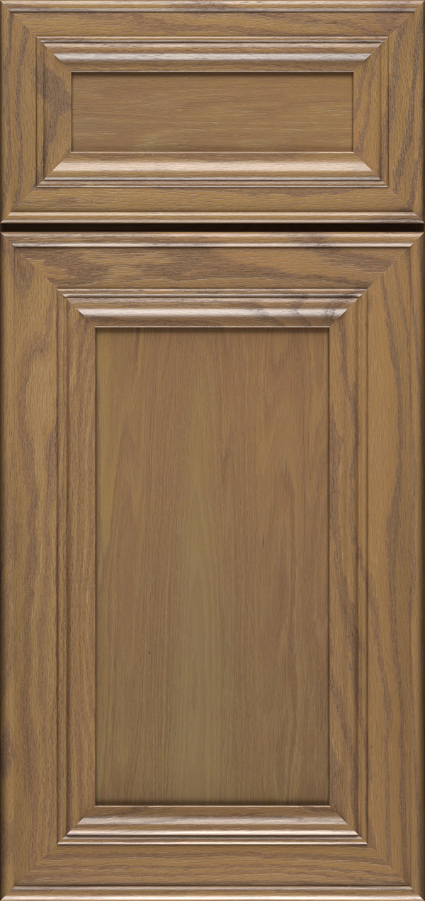 Anson 5-piece oak flat panel cabinet door in desert