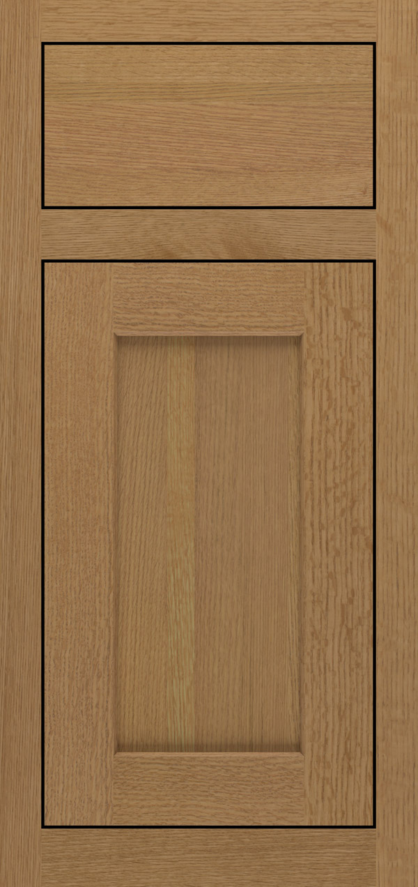 Blair quartersawn white oak inset cabinet door in desert