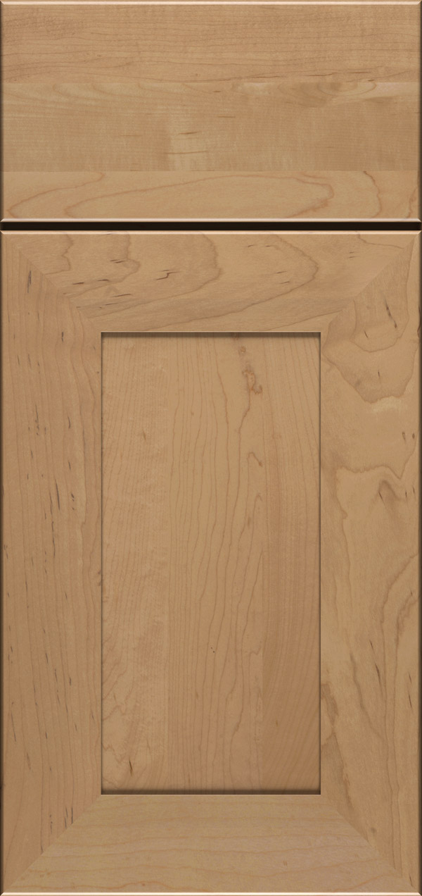 Cayhill maple reversed raised panel cabinet door in desert
