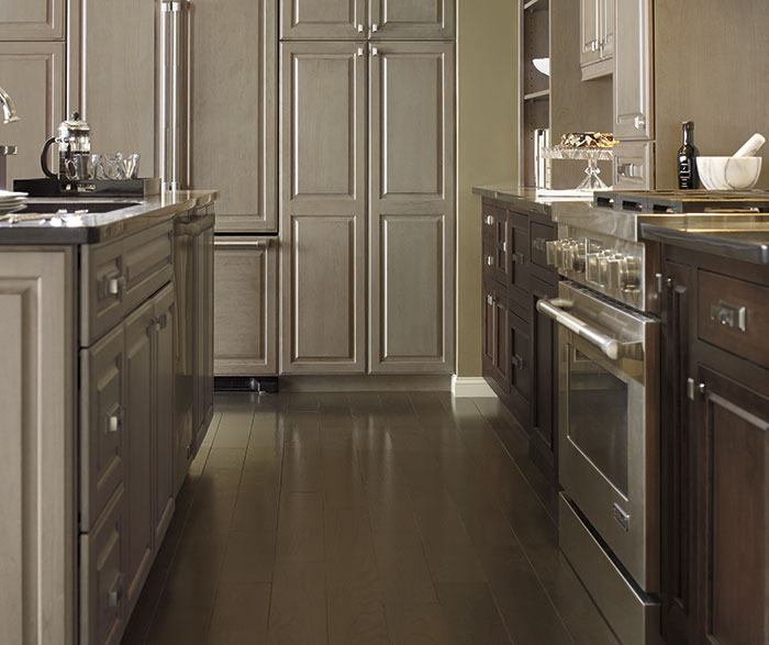 Traditional Kitchen with Cherry Cabinets