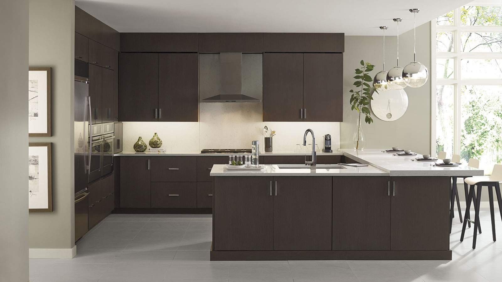 Wenge Kitchen Cabinets - Omega Cabinetry