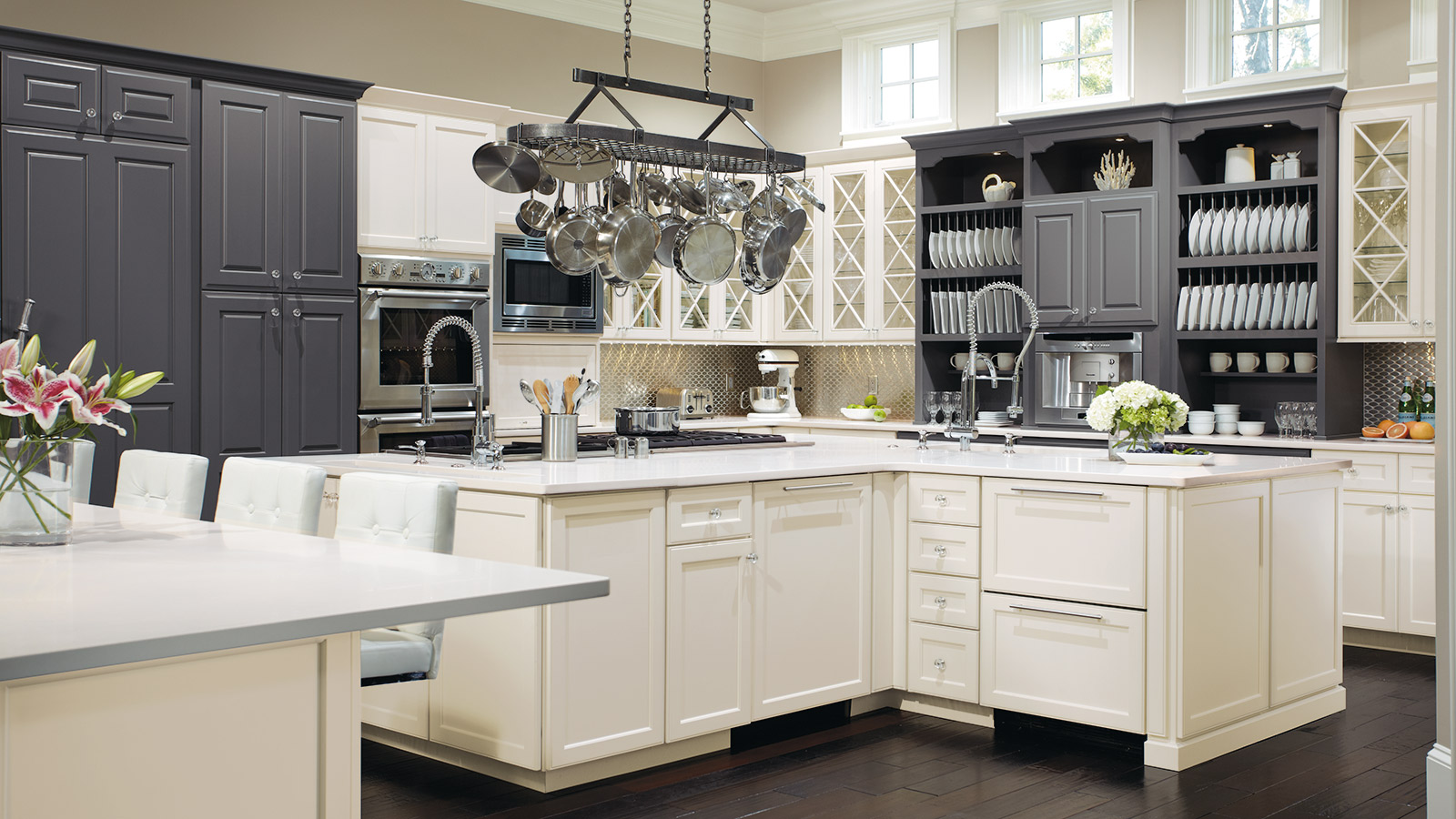 Open Kitchen Design With Custom Cabinetry Omega