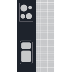 Single wall kitchen layout