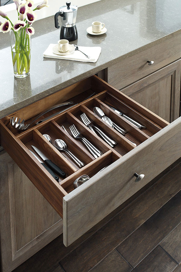 U-Shaped Cabinet Drawer - Omega Cabinetry Specialty Cabinets