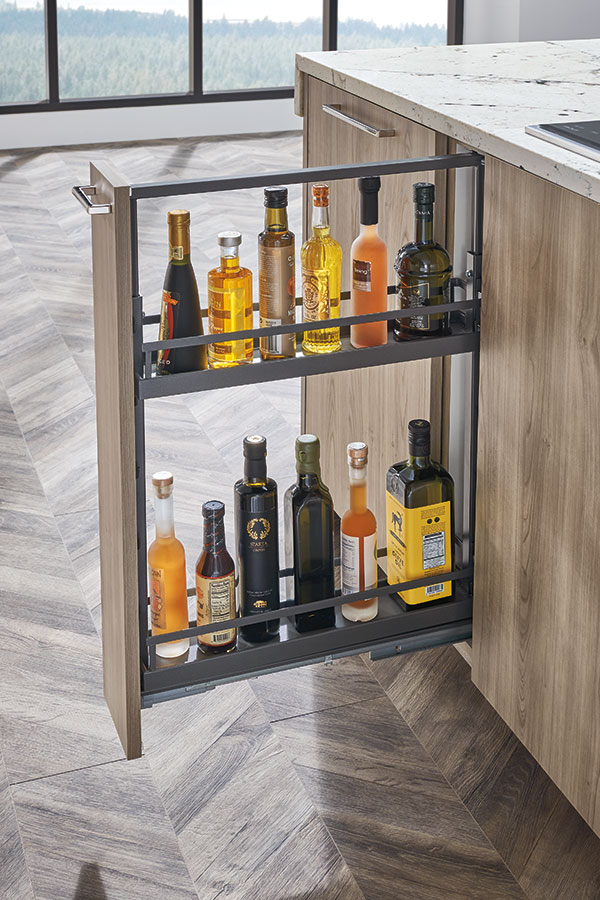 Deep Drawer Base Cabinet With Rollout - Omega Cabinetry