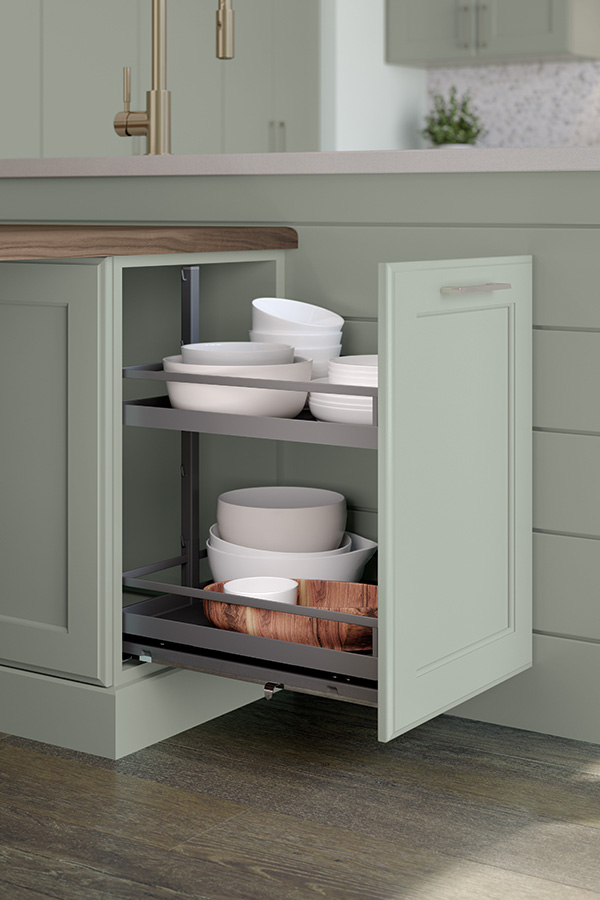 Deep Drawer Base Cabinet With Rollout - Omega Cabinetry