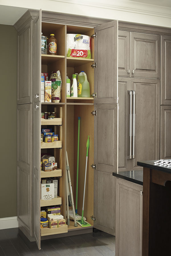 Tall Utility Cabinet Combination with Roll Out Trays - Omega