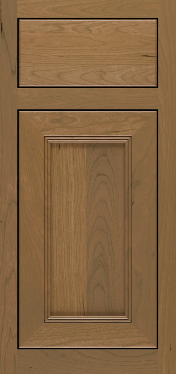 Bancroft cherry inset cabinet door in desert