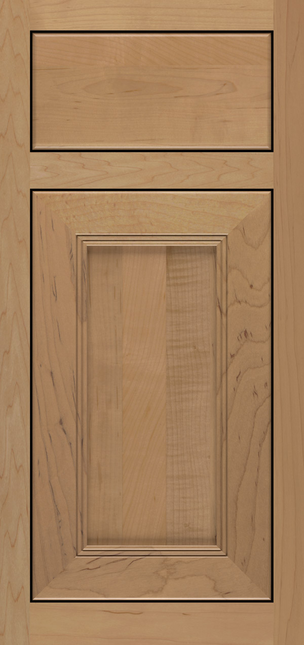 Bancroft maple inset cabinet door in desert