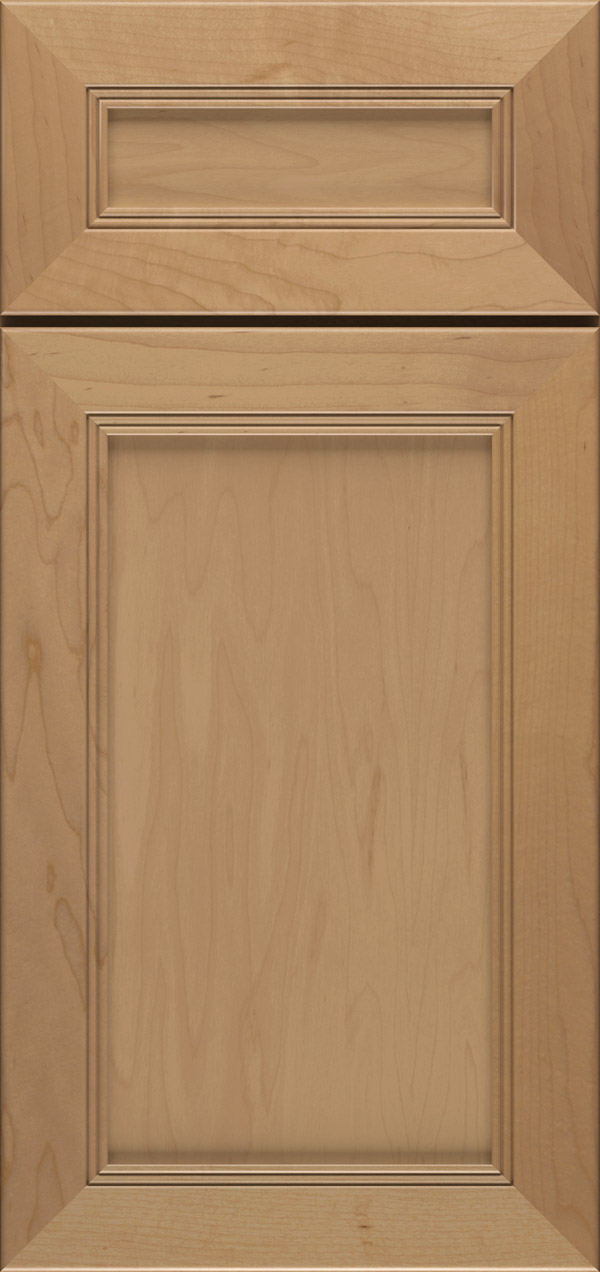 Barrington 5-piece maple flat panel cabinet door in desert