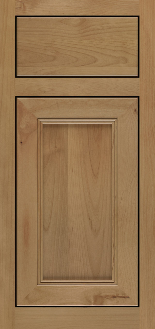 Barrington alder inset cabinet door in desert