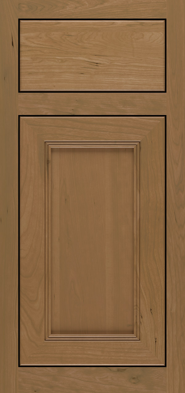 Barrington cherry inset cabinet door in desert