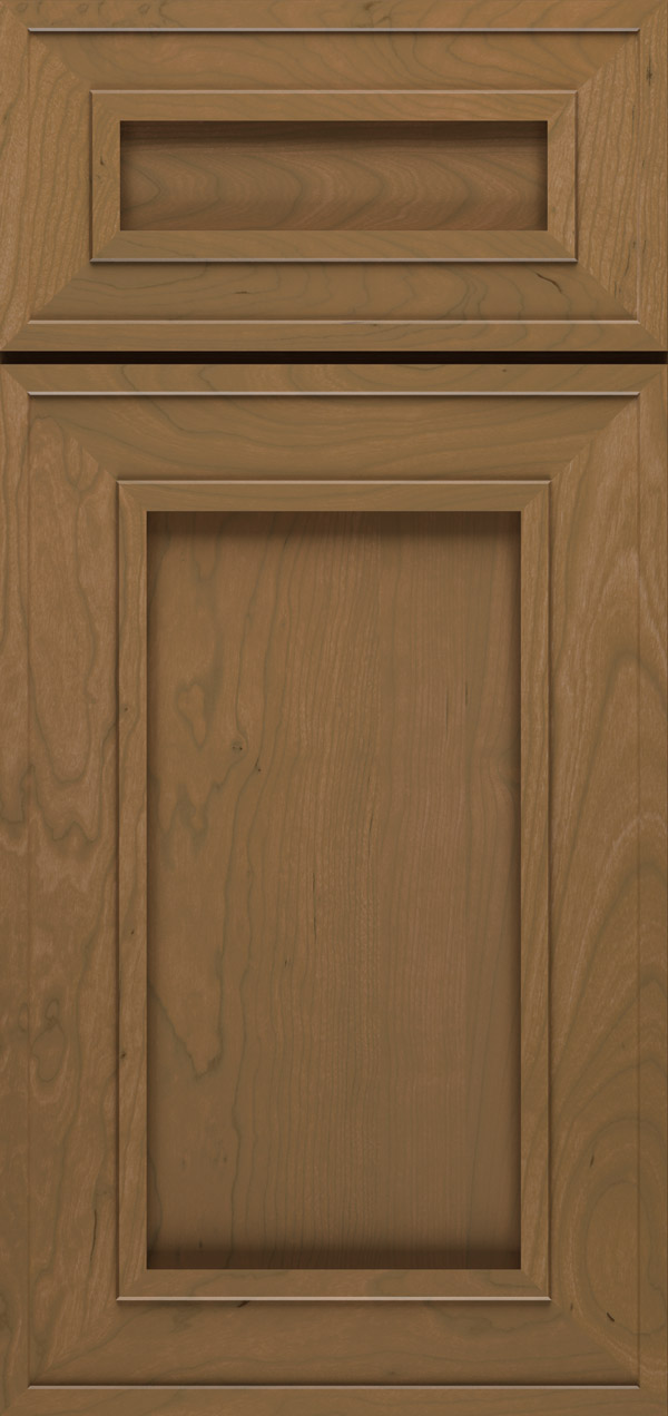 Beckwith 5-piece cherry reversed raised panel cabinet door in desert