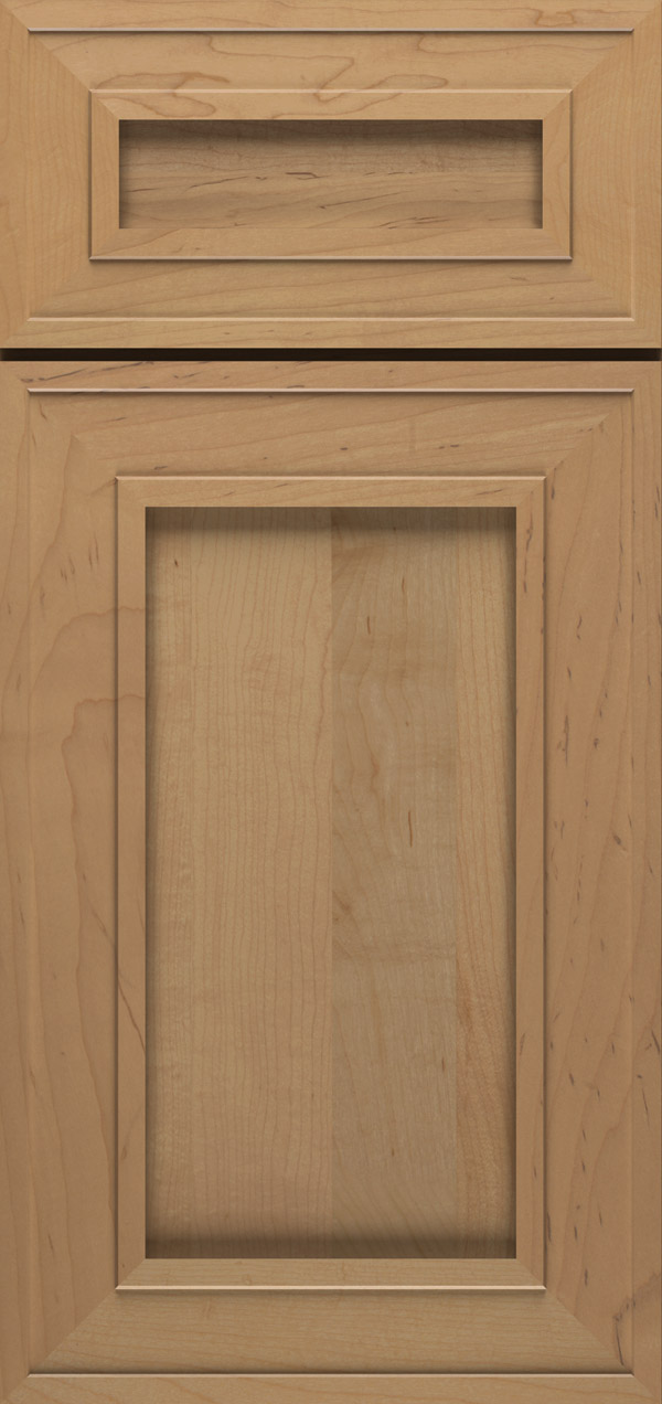 Beckwith 5-piece maple reversed raised panel cabinet door in desert