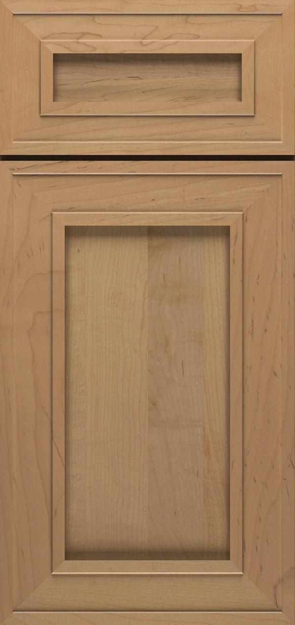 Beckwith 5-piece maple reversed raised panel cabinet door in desert