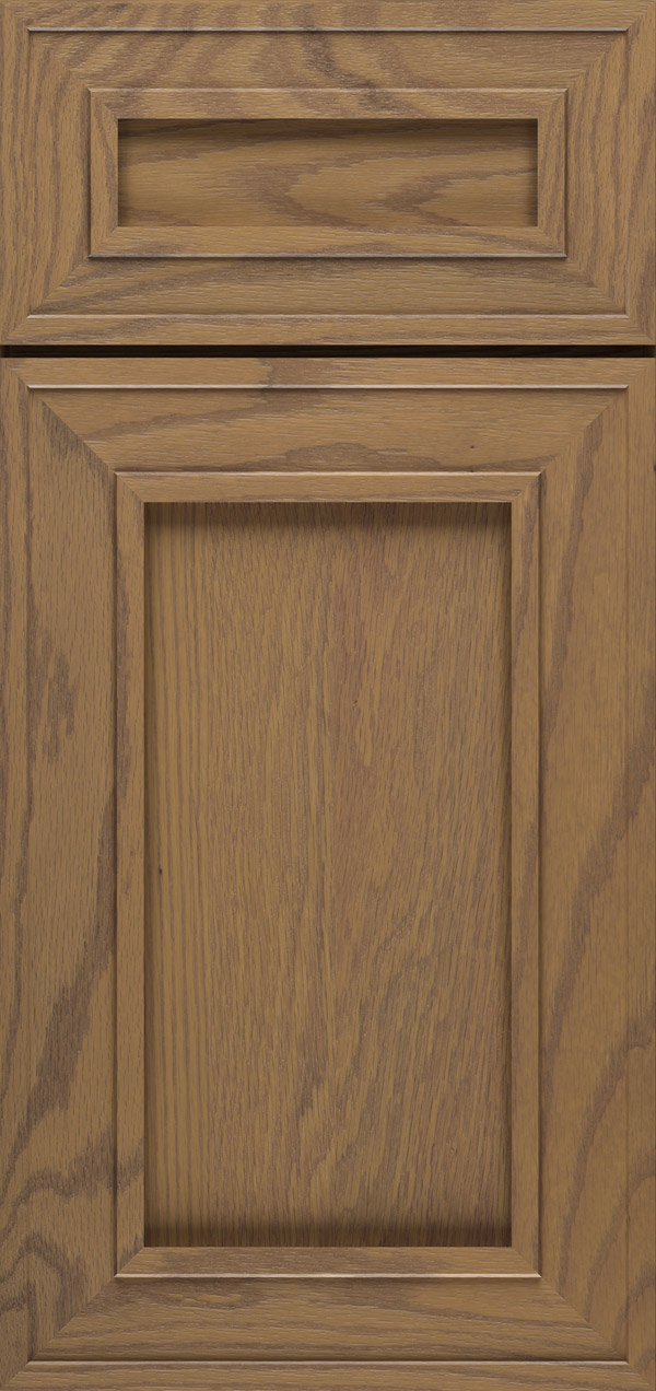 Beckwith 5-piece oak reversed raised panel cabinet door in desert