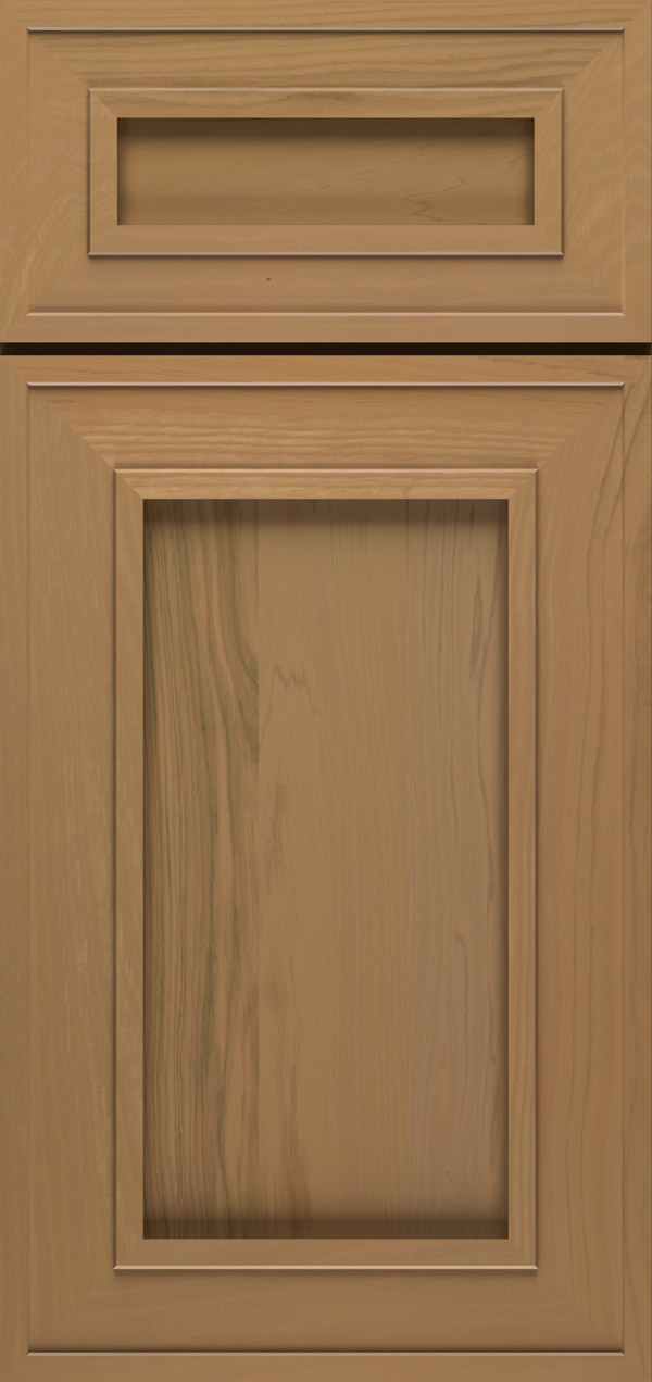 Beckwith 5-piece pecan reversed raised panel cabinet door in desert