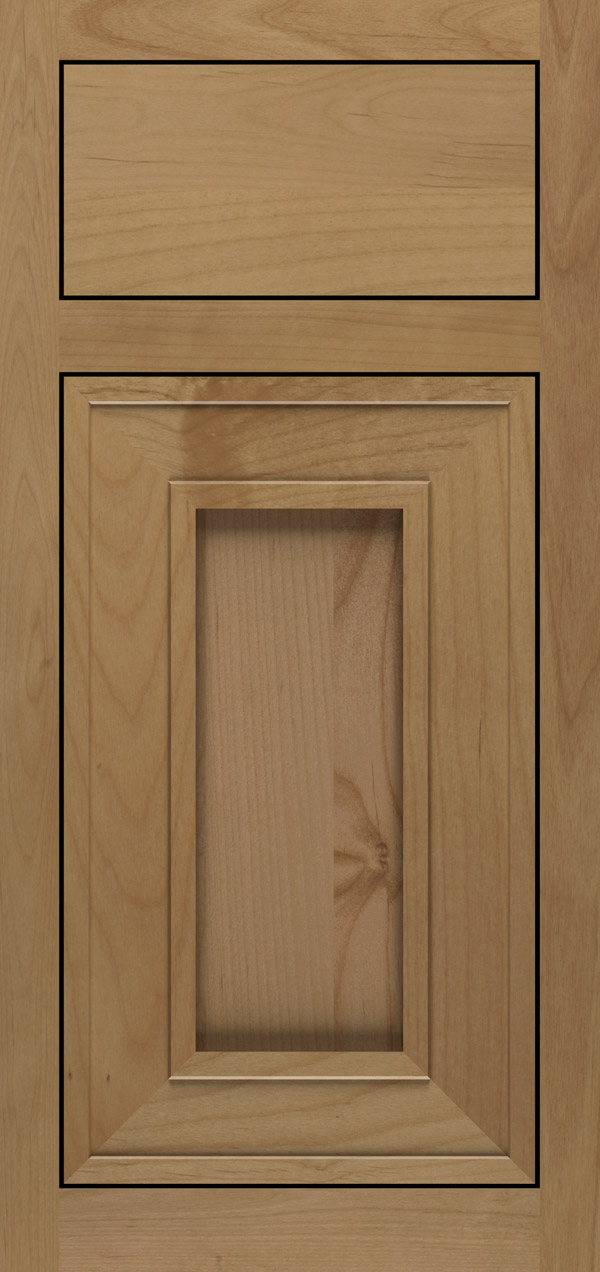 Beckwith alder inset cabinet door in desert