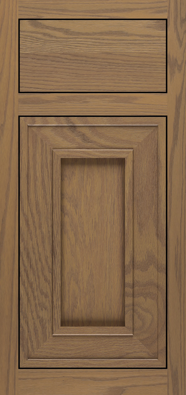 Beckwith oak inset cabinet door in desert