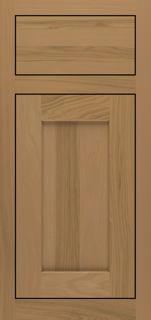 Benson pecan inset cabinet door in desert
