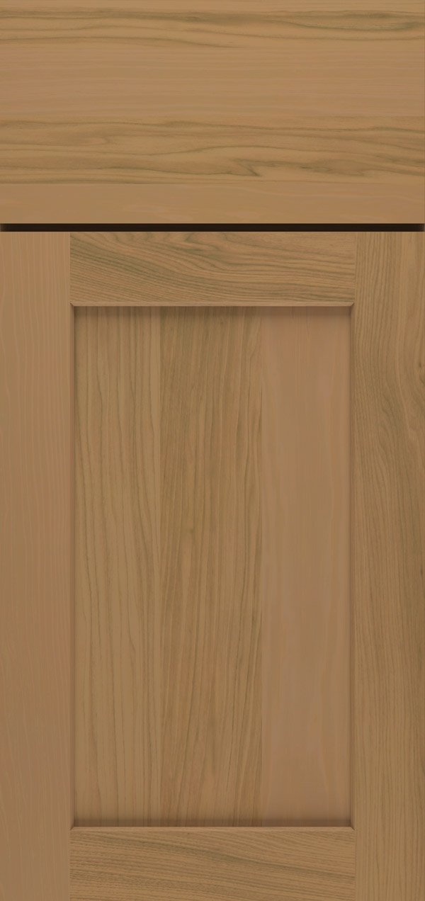 Benson pecan reversed raised panel cabinet door in desert