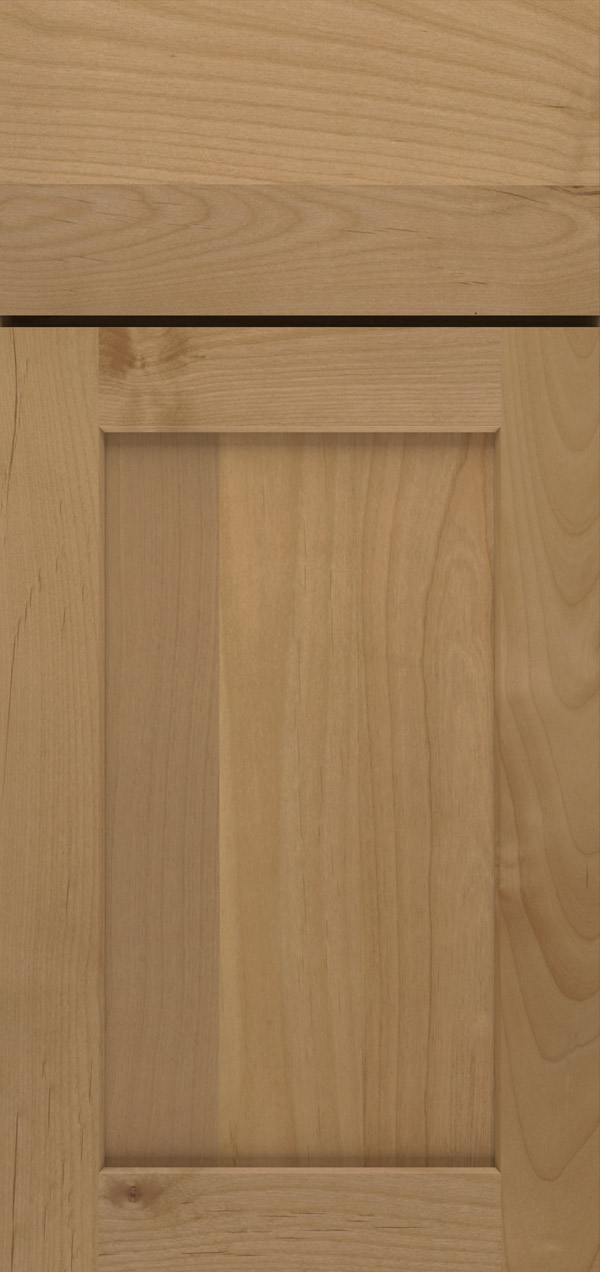 Blair alder flat panel cabinet door in desert