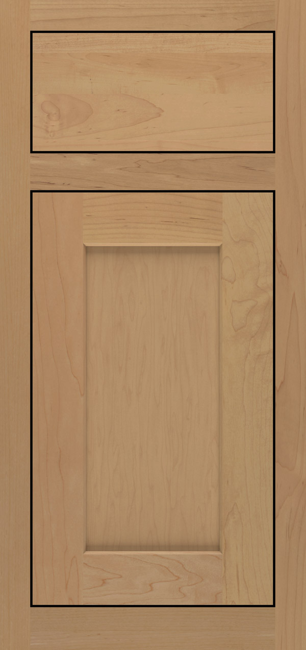 Blair maple inset cabinet door in desert