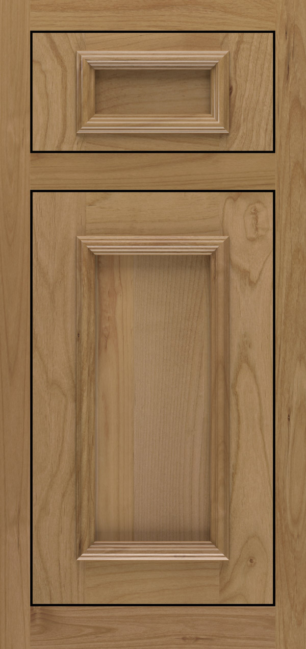 Brighton 5-piece alder inset cabinet door in desert