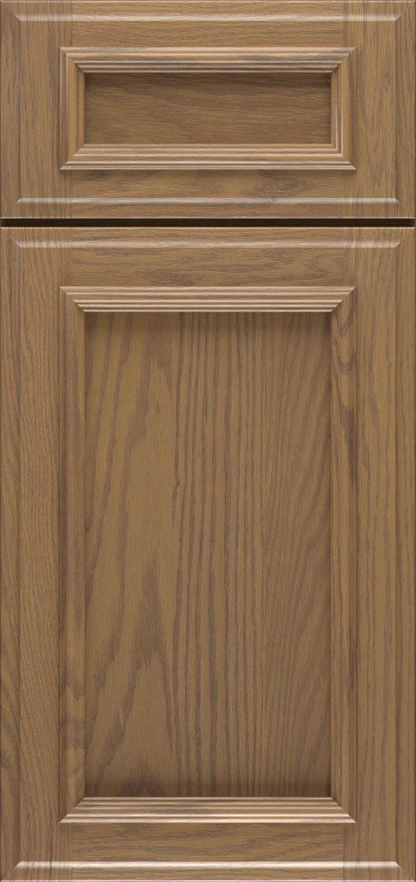 Brighton 5-piece oak reversed raised panel cabinet door in desert
