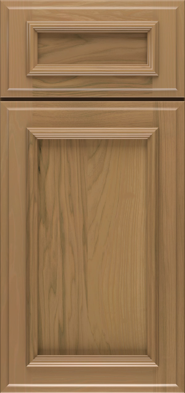 Brighton 5-piece pecan reversed raised panel cabinet door in desert