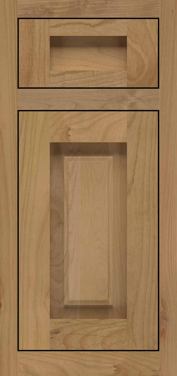 Calendo 5-piece alder inset cabinet door in desert