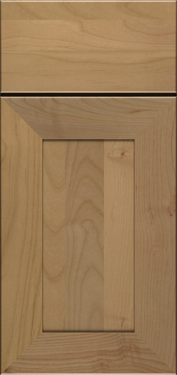 Cayhill alder reversed raised panel cabinet door in desert