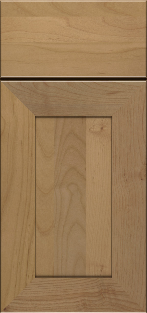 Cayhill alder reversed raised panel cabinet door in desert
