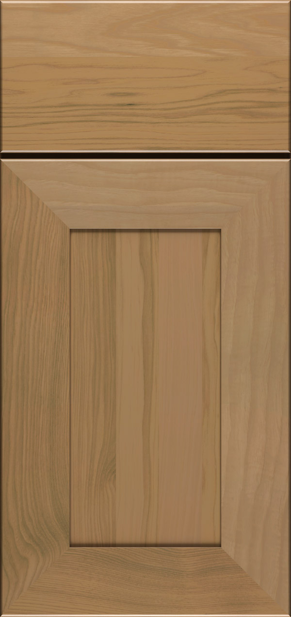Cayhill pecan reversed raised panel cabinet door in desert