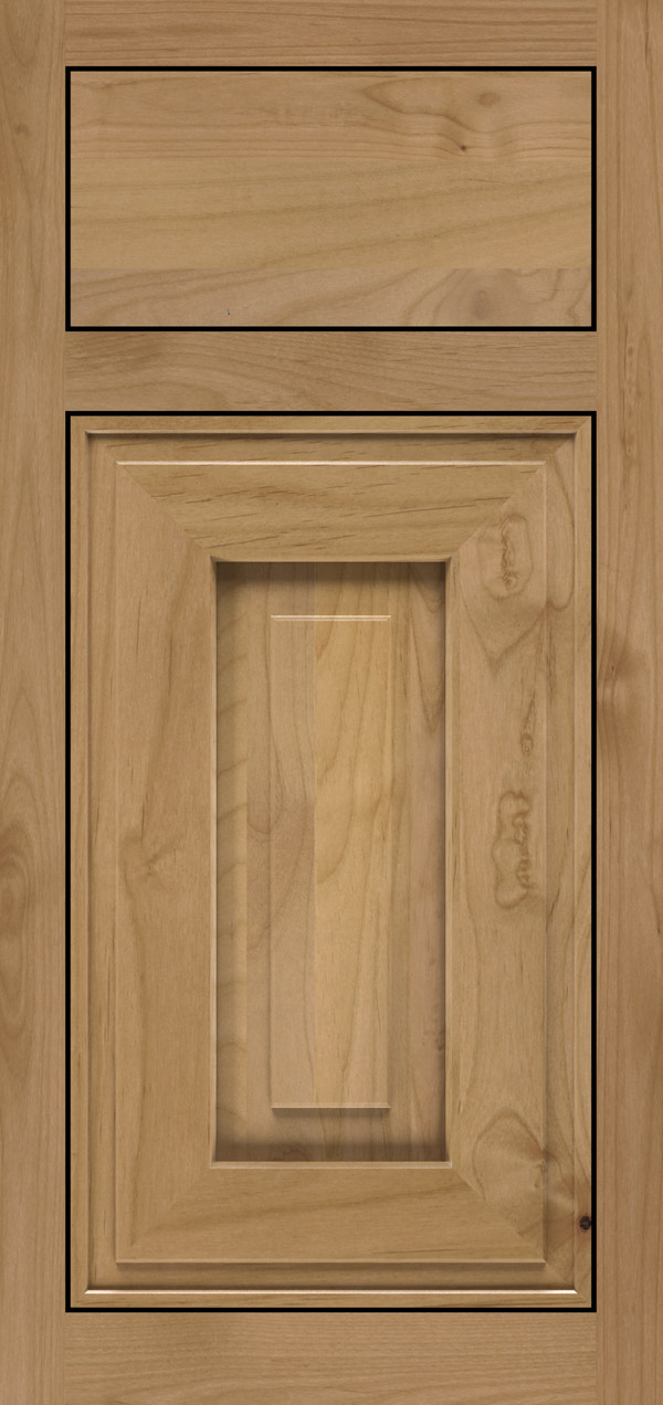 Clio alder inset cabinet door in desert