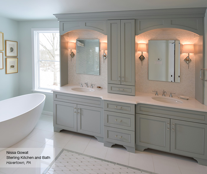 master bath cabinets - omega cabinetry