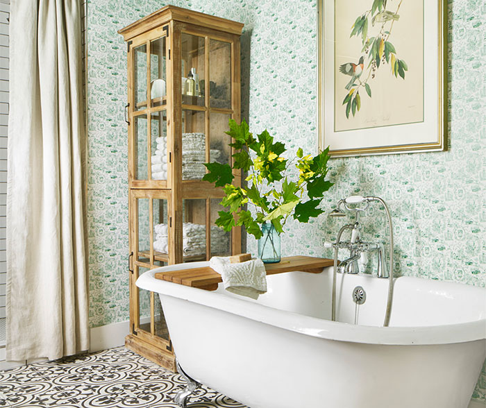 Rustic Alder Bath Cabinets