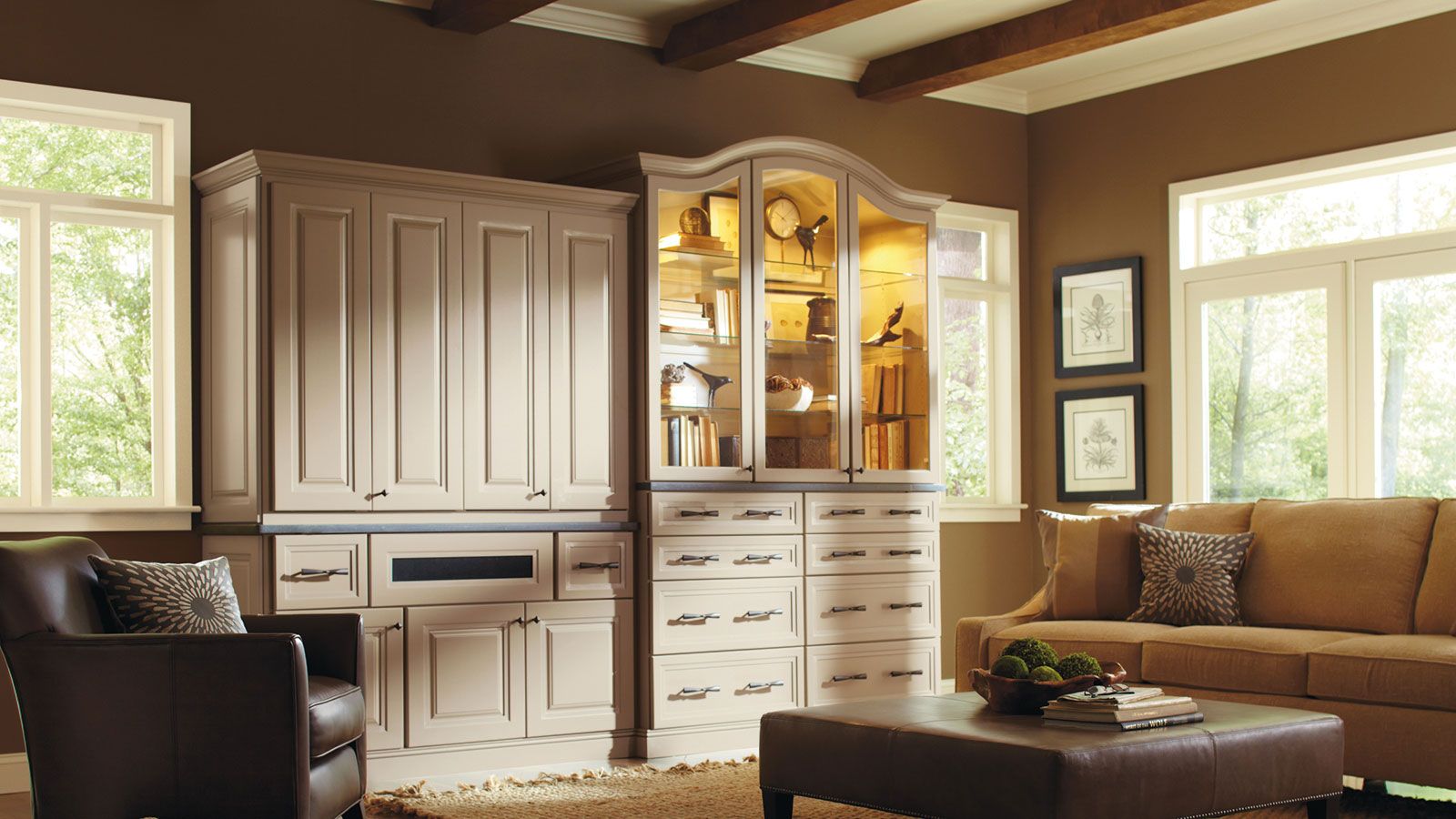 Living Room Storage Cabinets Omega Cabinetry