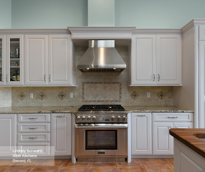 off white painted maple cabinets - omega cabinetry