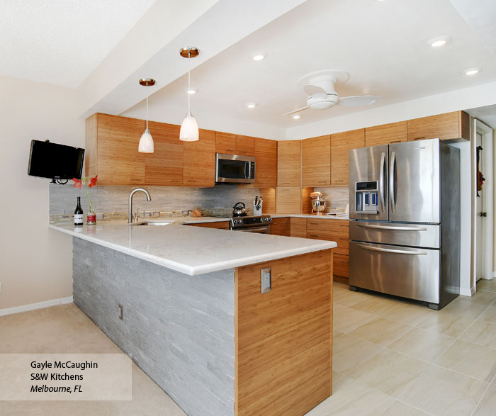 Natural Bamboo Kitchen Cabinets Omega Cabinetry