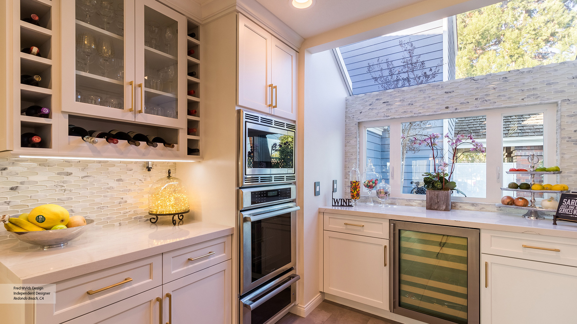 Maple Kitchen in Pearl Finish Omega