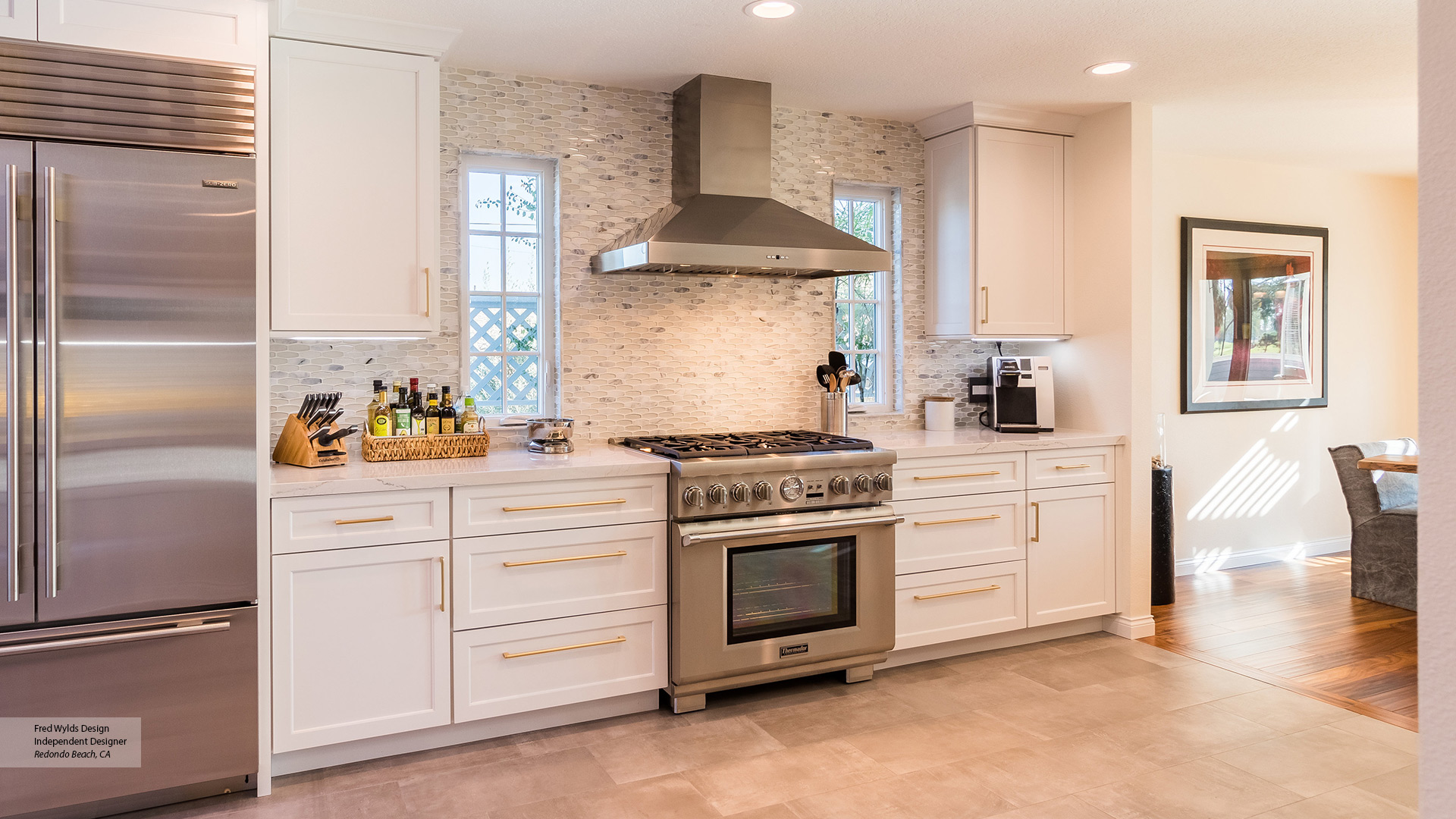 Maple Kitchen in Pearl Finish Omega