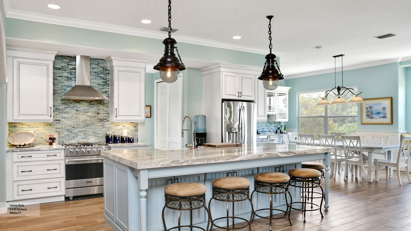 Mdf Cabinets In An Open Kitchen Omega Cabinetry