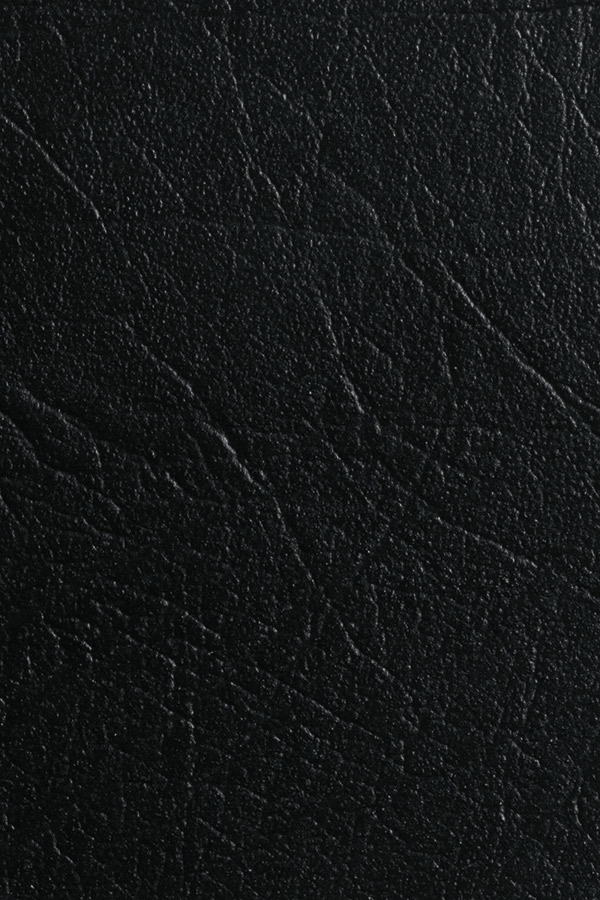 Aluminum Frame Cabinet Insert - Coal Buffalo Leather