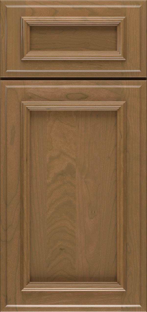 Brighton 5-piece cherry reversed raised panel cabinet door in desert