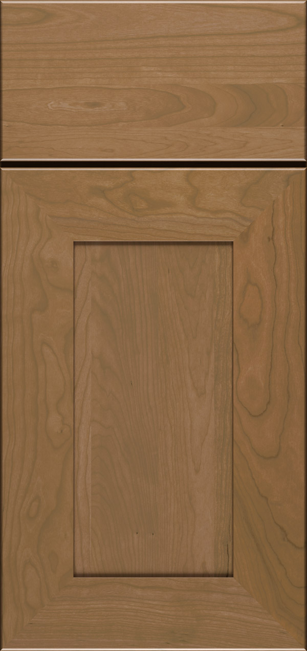 Cayhill cherry reversed raised panel cabinet door in desert