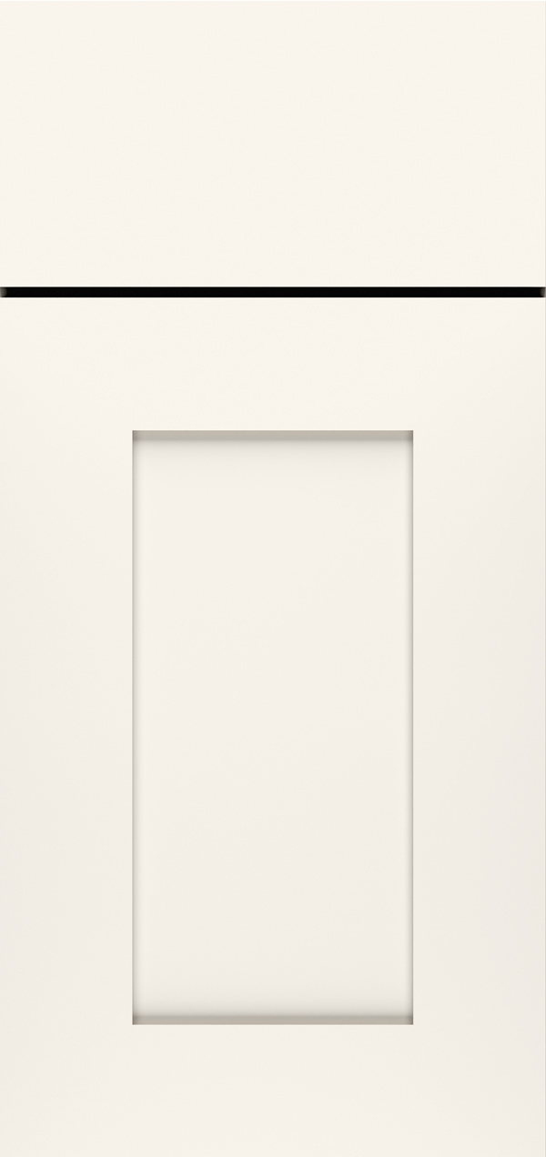 kali cabinet door style in maple wood with pearl finish