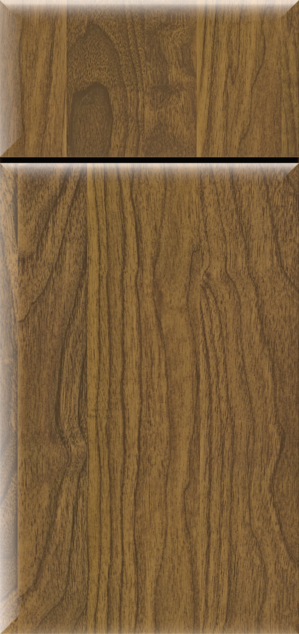 pennison cabinet door style in walnut wood with natural finish