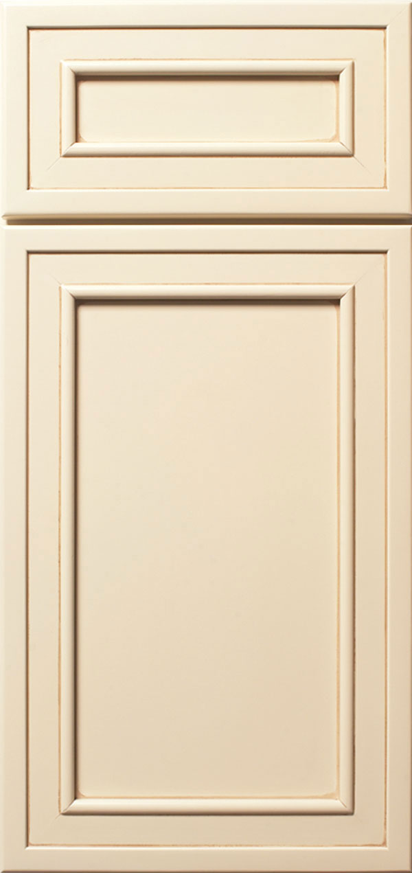 provincial cabinet door style in maple wood and oyster finish